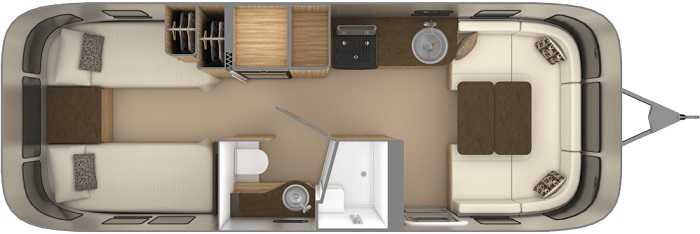 2020 Airstream 26RB (Rear Twin Bed) Base