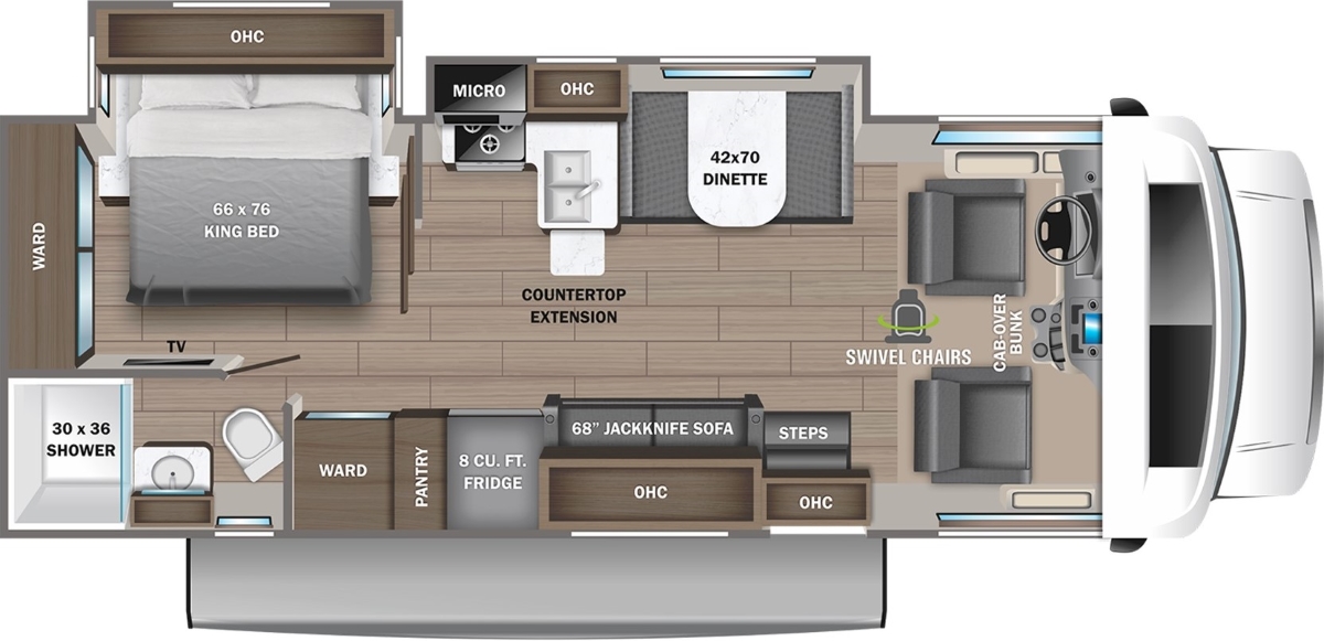 New 2024 Jayco Greyhawk | DOVER, FL | 1FDXE4FN4RDD36035 | New RVs for ...